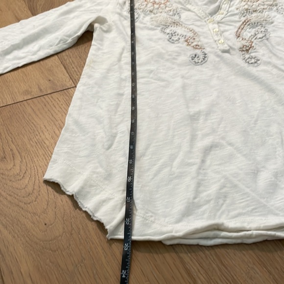 Akemi + kim anthropologie peasant 3/4 top - Picture 7 of 8